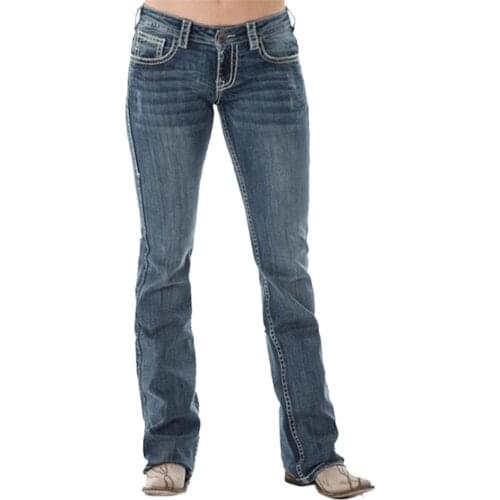 Pocket Jeans Women Denim Pants Ladies Jeggings Stretchy Jeans Female Casual Long Trousers Women Clothing Plus Size 4XL