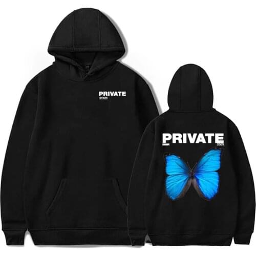 Private Butterfly Explosion Women Fashion Hoodies Sweatshirt Winter Oversized Pullover Long-Sleev Black Streetwear Male Hoodies