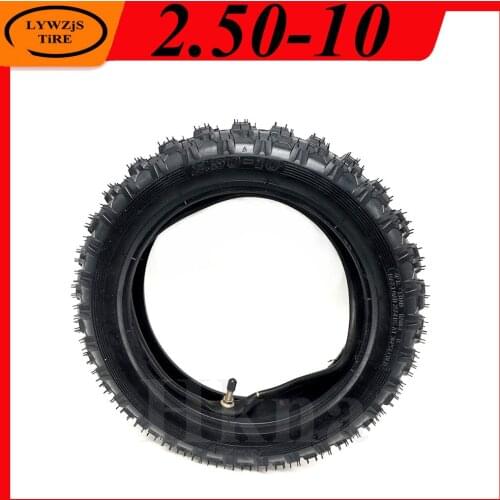 Mini Dirt Bike 2.50-10 Tire for Mini Apollo Cross-country Motorcycle Honda CRF50 XR50 Yamaha PW50 Front Rear Wheel Tyre