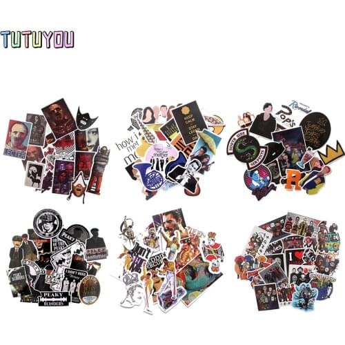 PC2699 1set TV Movie Character Singer Scrapbooking Stickers Decal For Guitar Laptop Luggage Car Fridge Graffiti Sticker Gifts