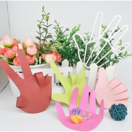 New gesture Palm Metal cutting Mould scrapbook carving Stamp Paper Card Die DIY Die
