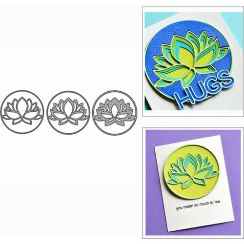 New Layer Lotus Flower Pattern 2020 Metal Cutting Dies for DIY Scrapbooking and Card Making Decor Embossing Craft No Stamps Set