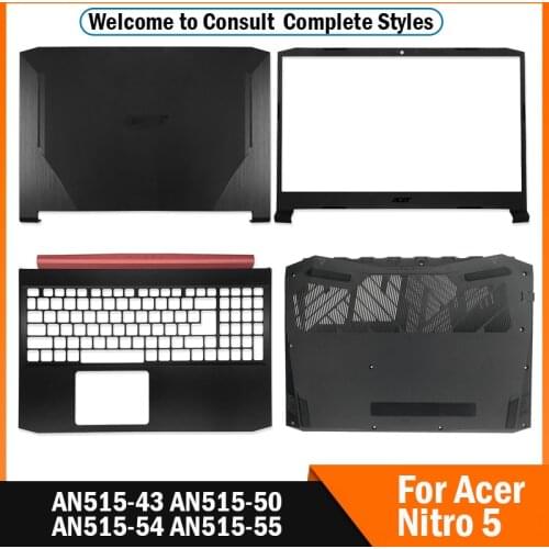 NEW Top Case For Acer Nitro 5 AN515-43 AN515-50 AN515-54 AN515-55 Laptop LCD Back Cover/Front Bezel/Palmrest/Bottom Case