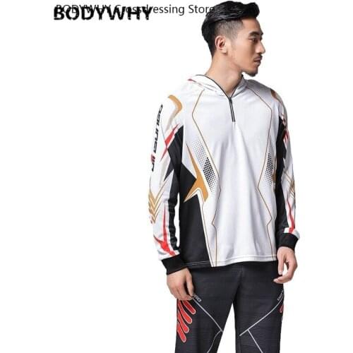 Outdoor Fishing Clothing Printing Windproof UV Drying Cycling Suit Sunscreen Ultra-Thin Breathable Male Wear-Resistant Wicking
