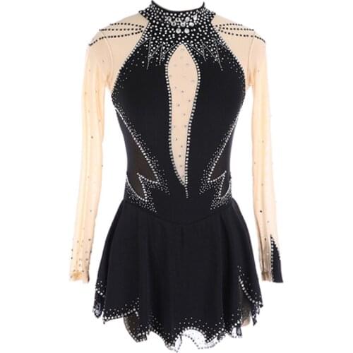 Figure Skating Dress Children girls Rhythmic gymnastic performance wear Professional Ballroom cha cha dress Dance leotards