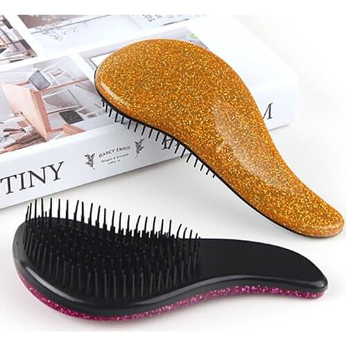 Newest Anti-static Hair Combs Tangle Hair Brush Salon Hair Beauty Styling Tools Shower Hair Care 5 Colors