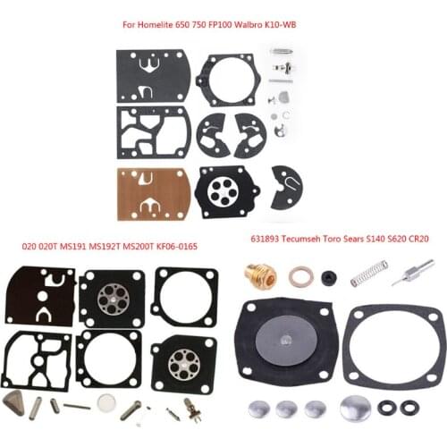 Carburetor Repair Kit For Homelite 650 750 FP100 Walbro K10-WB Carburetor Replacement Garden Tools for Poulan/Weedeater/Ryobi