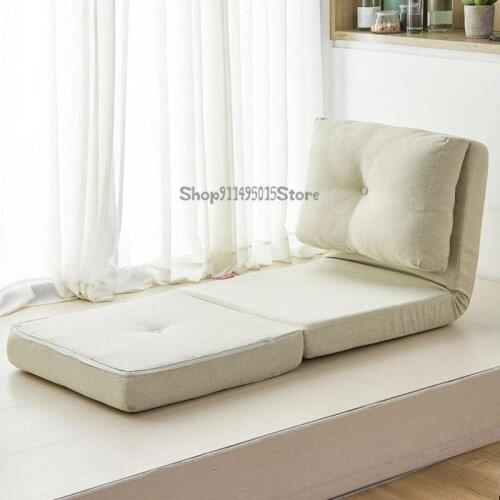 Japanese-style Foldable Lazy Sofa Bed Tatami Lounge Chair Bedroom Single Chair Bay Window Removable And Washable