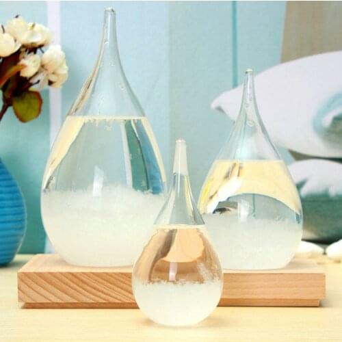 Creative Weather Forecast Crystal Drops Tempo Drop Storm Glass Christmas Gift Chic Modern Home Decor
