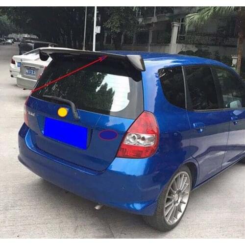 Factory Style Spoiler Wing ABS for 2002-2007 Honda Fit Jazz Hatchback Spoilers Wing A