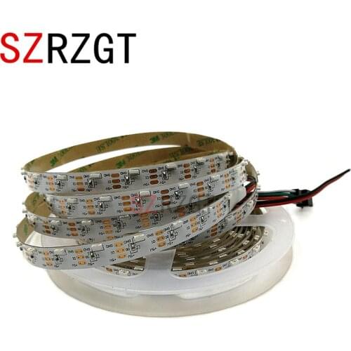 1m/5m SK6812 4020 LED Side Emitting LED Strip DC5V 60 leds/m WS2812B IC Addressable Thin Light Tape Non-waterproof