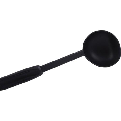 1pc High Quality Black Color Cooking Ladle For Serving Soup Utensil Tools Kitchen Soup Spoon Cookware Ladle Plastic Spoon