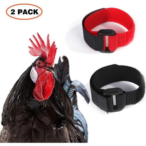 2pcs Chicken Collar Anti-Hook Noise Free Neckband Collars Supplies For Chicken Ducks Geese And Other Poultry Safe For Farm