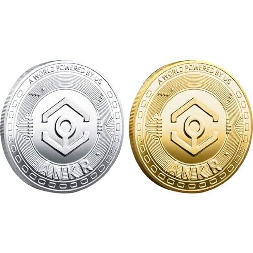 2021 Gold Plated Hot sale ANKR Coin Metal Coin Physical Commemorative Coin