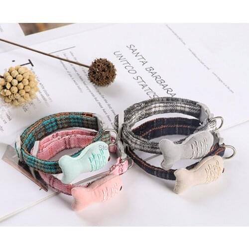 240 pcs/lot Wholesale Cute Pet Collar Small Cat Dog Collar Cartoon Bow Tie Cat Dog Adjustable Buckle Necklace Dog Accessories