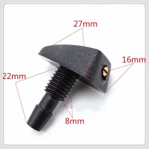 Car Universal Sprinkler Head Wiper Water spray for Renault Megan Modus Kangoo Logan Sandero Clio Modus