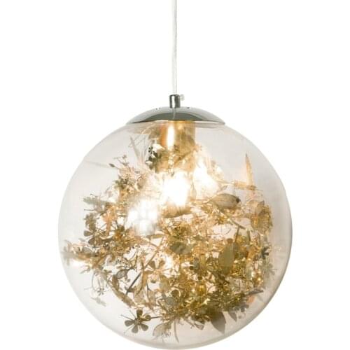 BDBQBL Dia20cm/25cm Glass Pendant Lamp 110V/220V-240V LED Bedroom Pendant Lights Modern Parlor Restaurant Spherical Hanglamp