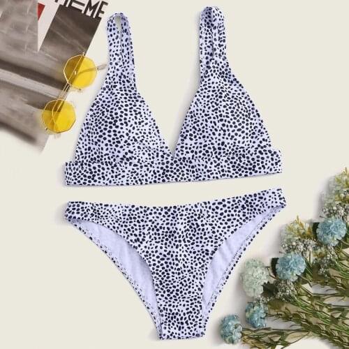 SAGACE Sexy polka dot print sport bikini split 2021 summer womens swimsuit new fashion womens swimming Spa Micro bikini