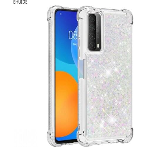 Quicksand Glitter Case For Huawei P Smart 2021 P40 P20 P30 Pro P40 Lite Honor 10 Lite Mate 30 20 Pro Shockproof Phone Cover