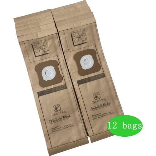 Cleanfairy 12pcs Vacuum Bags Compatible with Kirby Generation G3 G4 G5 G6 G7 2001 DIAMOND SENTRIA 2000 Replacement for 197294
