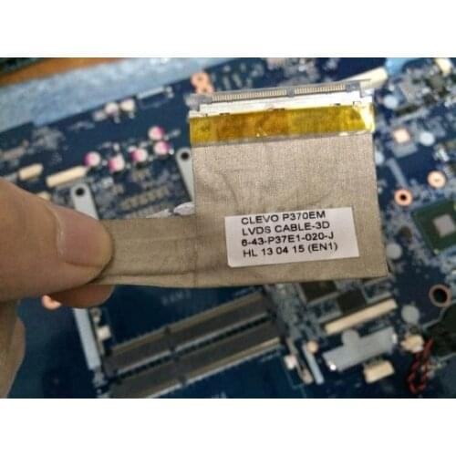 New original CLEVO P370EM LVDS CABLE-3D 6-43-P37E1-020-J 6-43-P37E1-030-J for P370EM P370 375 377