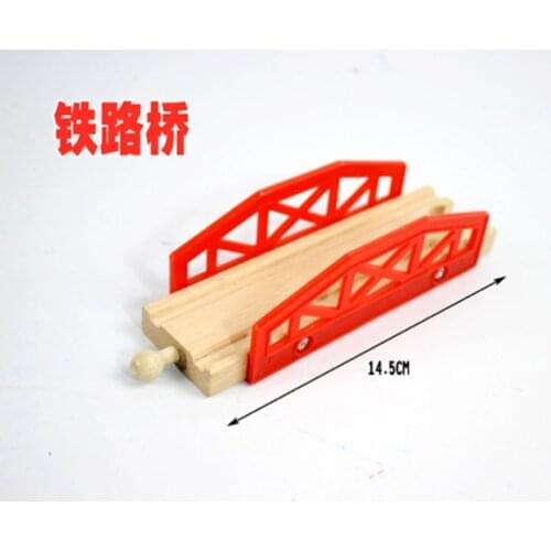 D533 Suitable for the train series little red bridge Wooden rail Compatible with BRIO wooden train tracks
