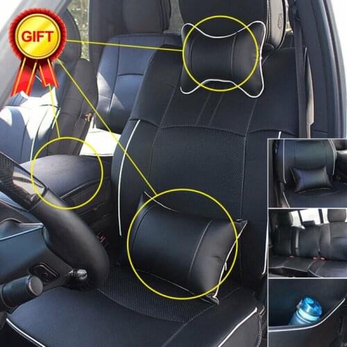 GLCC Car Seat Covers PU Leather Car Seat Cushion For Dodge Ram 1500 2500 3500 2009-2018 Car Interior Accessories