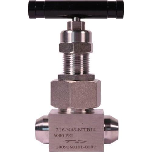 High pressure stainless steel butt weld needle valve high temperature weld type Needle Valve 3/8" inch-1"inch 12mm-28mm