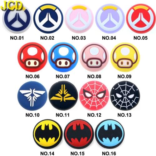 JCD 1PCS Soft Silicone Thumbstick Joystick Cover For Sony Playstation5 PS5 PS4 Slim PS3 Thumb Stick Grip Cap For Xbox 360 one