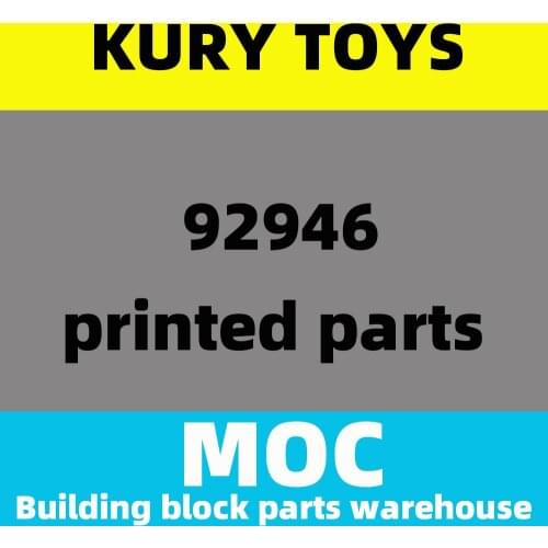 Kury Toys DIY MOC For 92946 printed parts Building block parts For Glass for brick toys