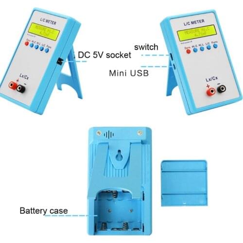 LC-200A Handheld LCD Digital Display Capacitance Inductance Meter LC Meter T3LE