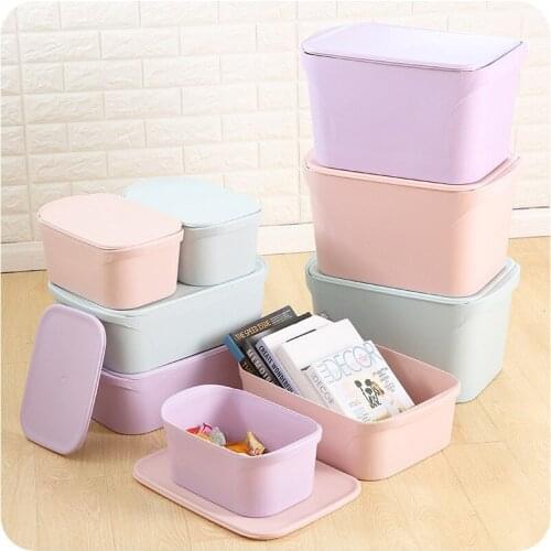 Multifunction Thick Plastic Clothing Sundries Storage Box Tableware Container Storage Basket Cosmetic Storage Boxes