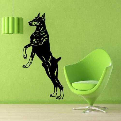 Pet Shop Sticker German Shepherd Dog Decal Muurstickers Posters Vinyl Wall Art Decals Decor Mural Pet Shop Sticker