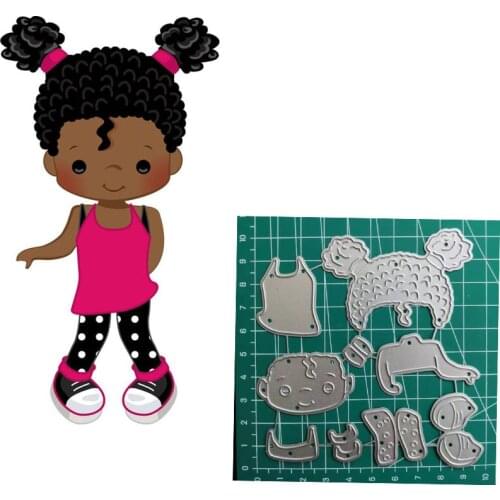 New 2019 Little Girl Metal Cutting Die Cuts For Card Making Photo Album Decorative Embossing DIY Paper Cards