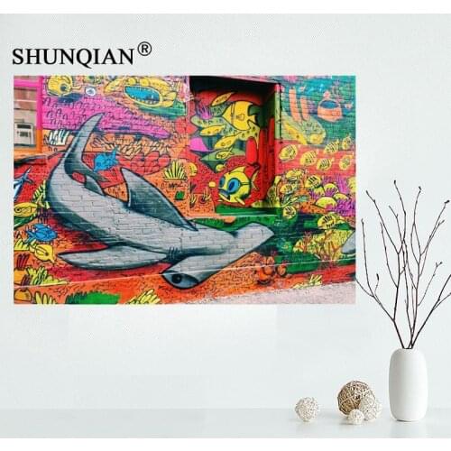 New Street Art Canvas Cloth Poster for Home Decor painting Art Custom Print Your Design for Friends