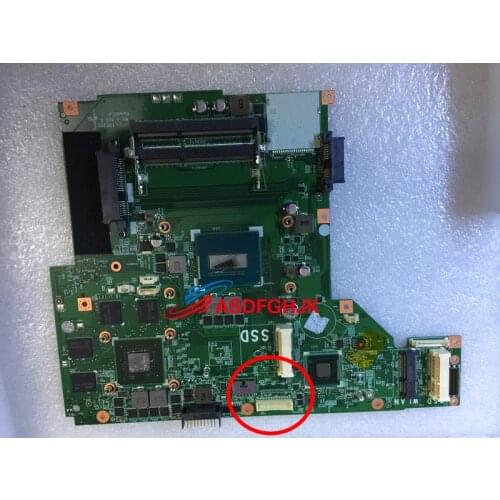 Original FOR MSI GE70 LAPTOP MOTHERBOARD WITH CPU and Graphics card ms-17591 rev 1.0 Test OK free shipping