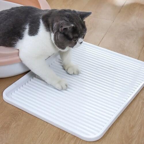 Washable Cat Litter Pad Litter Box Mat Self Cleaning Little Cats House for Cat Accessories Pet Bed for Cat Supplies D5042