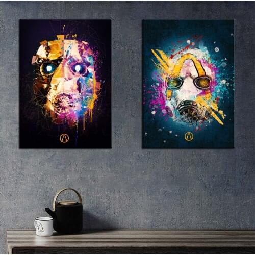 Pop Art Poster Graffiti Painting Animal Figure Canvas Picture Home Room Decor Pictures for Living Room