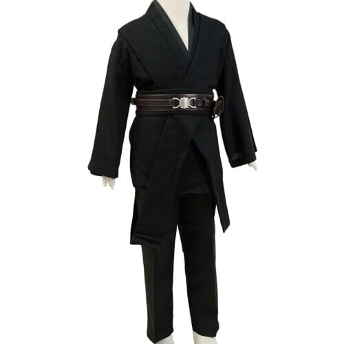 Dropshipping Kids Star Cosplay Wars Anakin Skywalker Cosplay Costume Child Cloak Cape Uniform Halloween Carnival Costumes