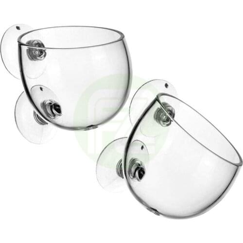 Mini Crystal Glass Fish Tank Plant Bonsai Pot Cup Aquarium Water Plant Grass Potted Cylinder Cup For Aquatic Plant Decoration