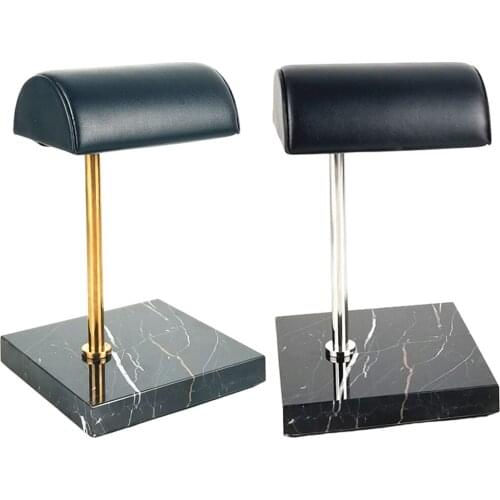 Leather Marble Watch Stand Bracelets Organizer Support Display for Jewelry