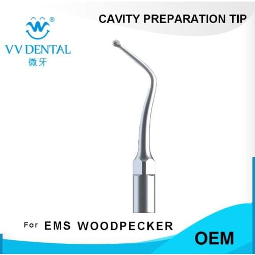 Dental Ultrasonic Scaler cavity preparation tip compatible with WOODPECKER, EMS, HENRY SCEHEIN E-SERIES for dental whitening