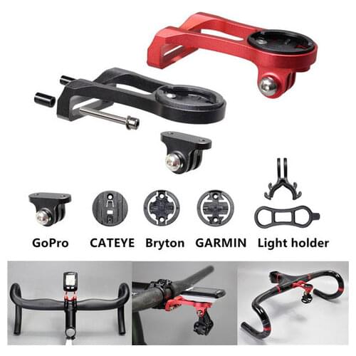 Front Bike Stem Extension Support Holder MTB Cycling Bracket Adapter Mount For Camera GARMIN Edge GPS GoPro