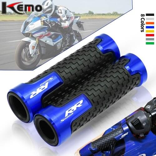 For BMW S1000RR S1000 RR 7/8" 22mm Universal Motorcycle Accessories CNC Aluminum Handlebar Hand Grips Handle Bar End Grip