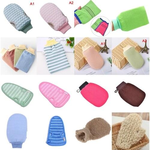 Bath For Peeling Exfoliating Mitt Glove Scrub Gloves Resistance Body Massage Sponge Wash Skin Moisturizing SPA Foam For Shower