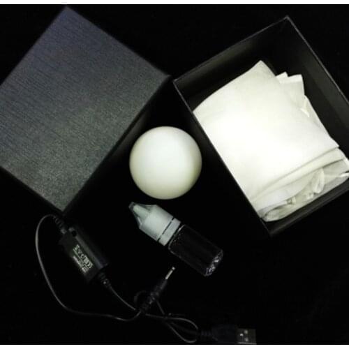 Auto Smoke Ball Magic Tricks Silk Vanish to Ball Magia Magician Stage Street Illusions Accessory Gimmick Props Mentalism Fun