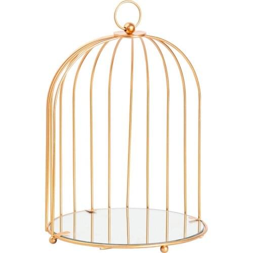 Iron Art Makeup Organizer 2 Layers Jewelry Box Cosmetic Organizer Makeup Box Lipstick Perfume Shelf Holder Bathroom Organizer