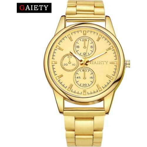 2019 relogio masculino Watch Women Fashion Chain Analog Quartz Round Wrist Watch Watches Reloj Hombre Business Gifts Q