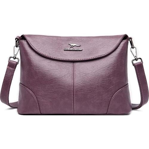 Ladies Shoulder Bags High Quality Leather Crossbody Bags for Women 2021 New Messenger Bag Leather Handbags Vintage