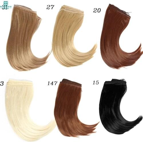 1pcs 25*100CM Hair for doll 1/3 1/4 BJD DIY Big Bend hairstyle High-temperature Wire Handmade wigs Things for dolls